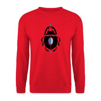 Skarabaeus Glückskäfer - Sweat-shirt Unisexe - rouge - Devant - Alina (178cm) & Michal (187cm)