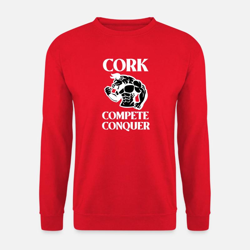 Cork Compete Conquer, Cork Ireland - Unisex Sweatshirt - red