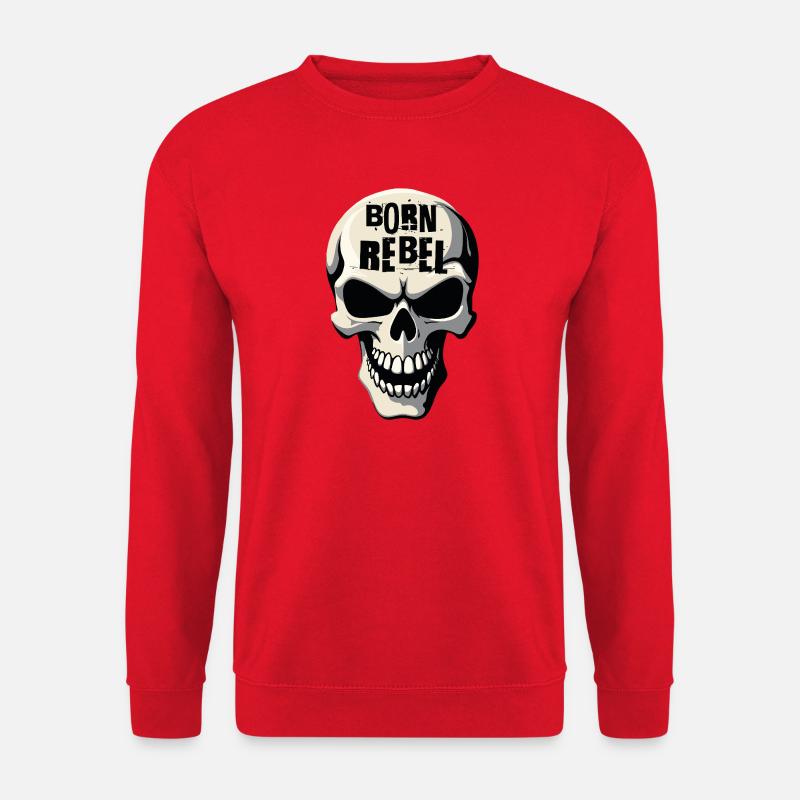 Schädel von Helfspawn - Unisex Pullover - Rot