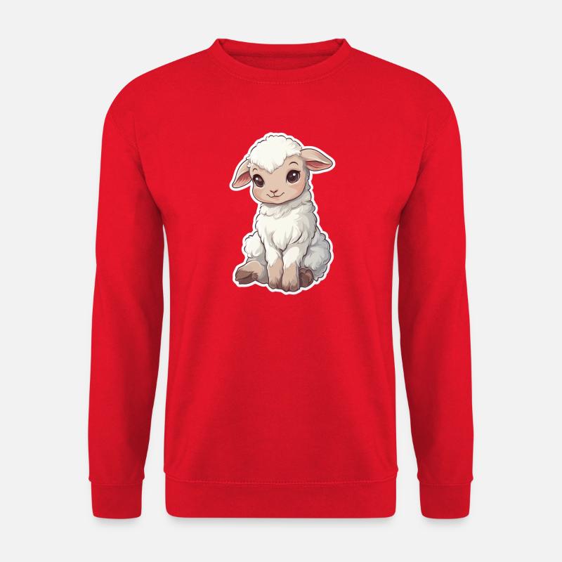 Schaf - Unisex Pullover - Rot
