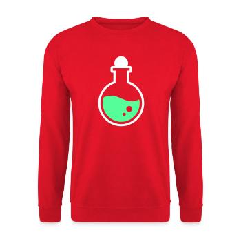 Potion Potion Mana Gaming Vector - Unisex Sweatshirt - red - Front - Alina (178cm) & Michal (187cm)