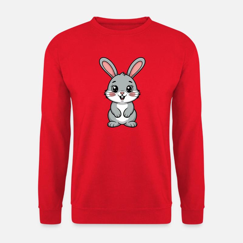 Hase - Unisex Pullover - Rot