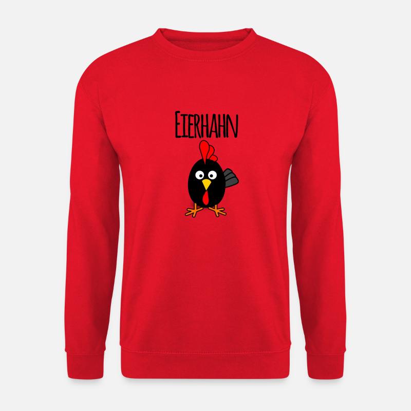 Eierhahn - Unisex Pullover - Rot