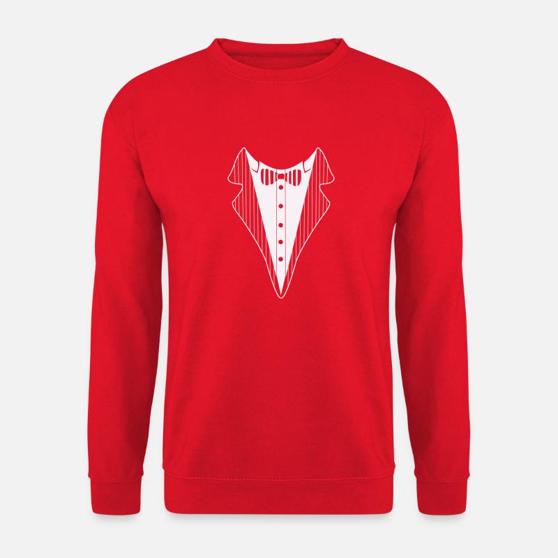 Chemise de smoking - Sweat-shirt Unisexe - rouge