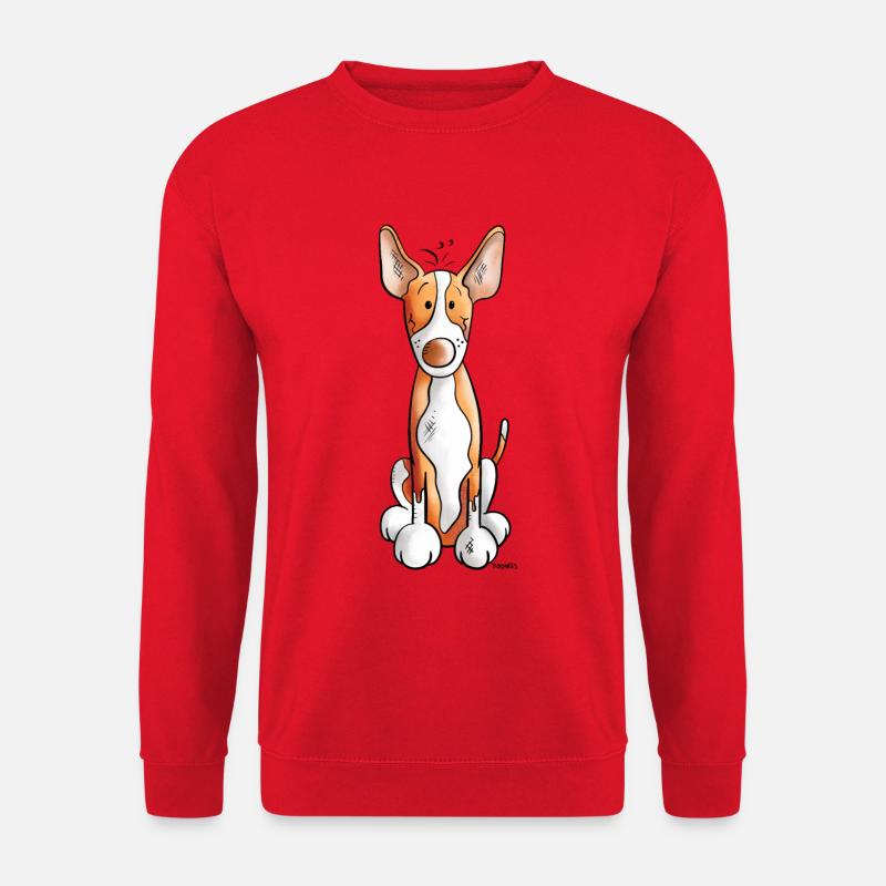 Süßer Podenco - Unisex Pullover - Rot