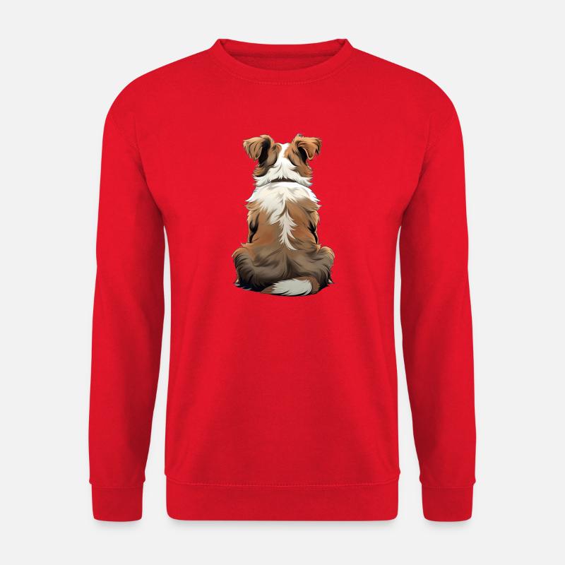 Australischer Schäferhund - Unisex Pullover - Rot