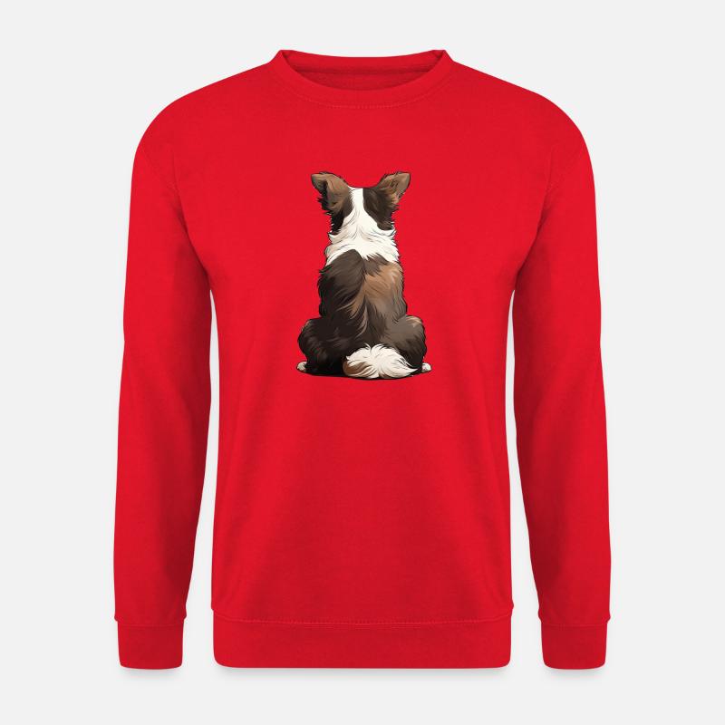 Border Collie - Unisex Pullover - Rot