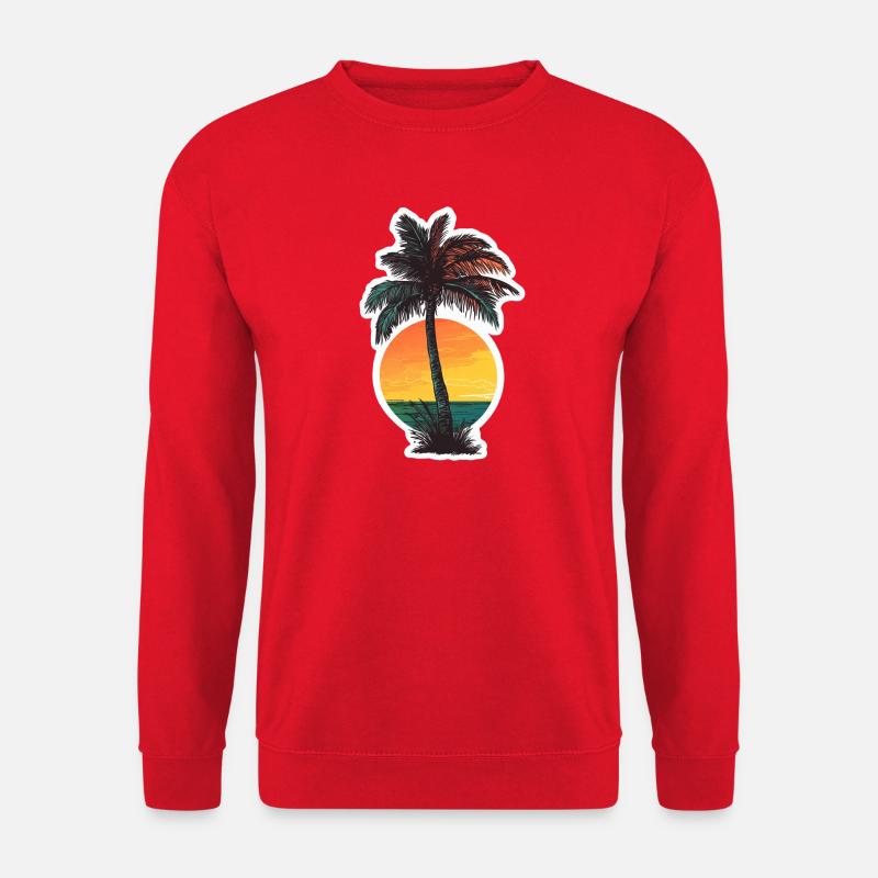 Palme - Unisex Pullover - Rot