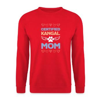 Kangal Mama certifié - Sweat-shirt Unisexe - rouge - Devant - Alina (178cm) & Michal (187cm)