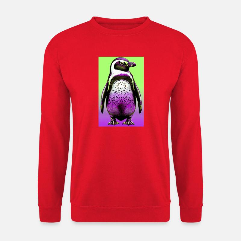 penguin - Unisex Sweatshirt - red