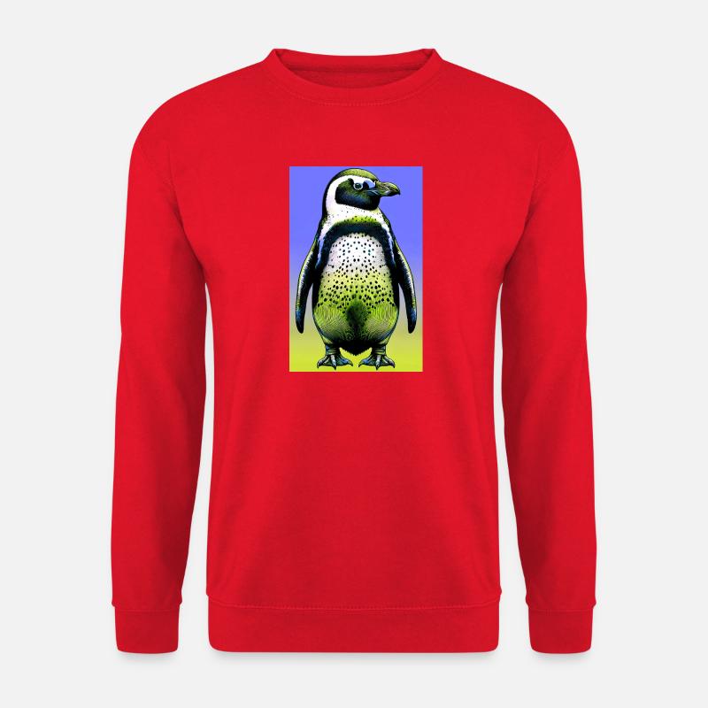 penguin - Unisex Sweatshirt - red