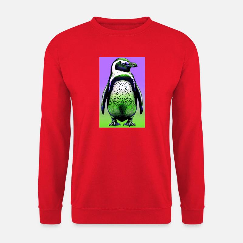 Pinguin - Unisex Pullover - Rot
