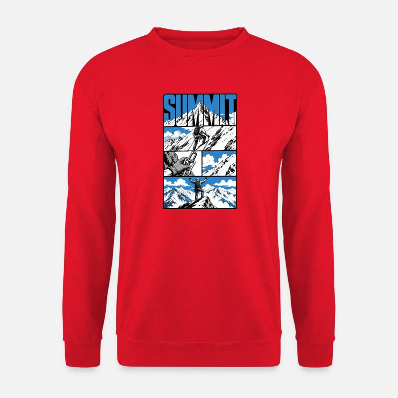 Alpine Climbing Adventure - Unisex Pullover - Rot