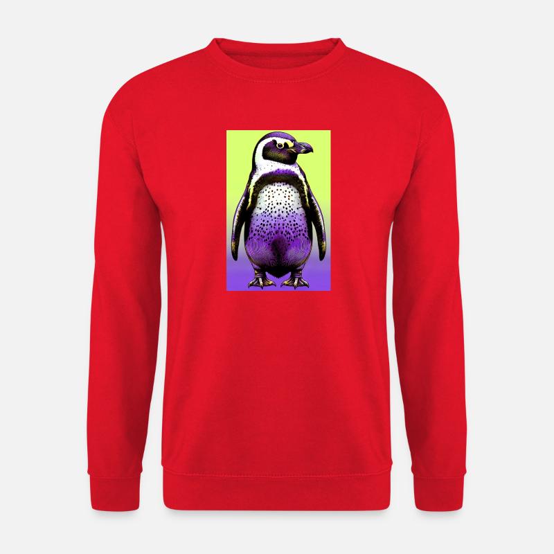 penguin - Unisex Sweatshirt - red