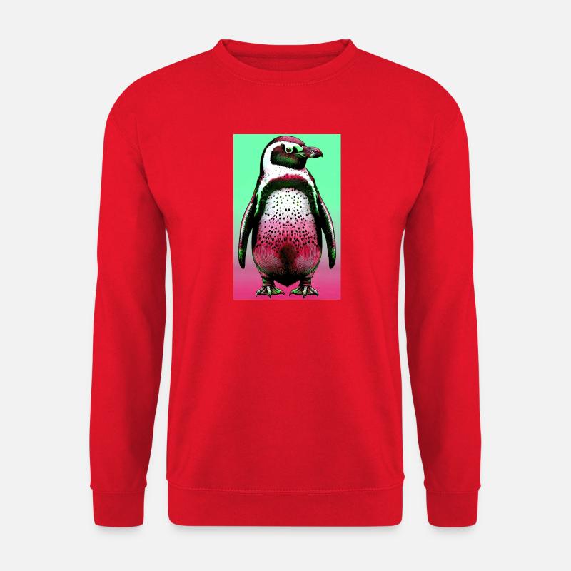 penguin - Unisex Sweatshirt - red