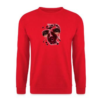tronçonneuse - Sweat-shirt Unisexe - rouge - Devant - Alina (178cm) & Michal (187cm)