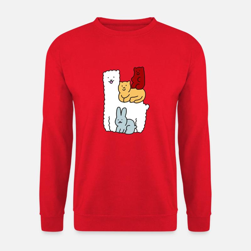 Familie Tiere - Unisex Pullover - Rot