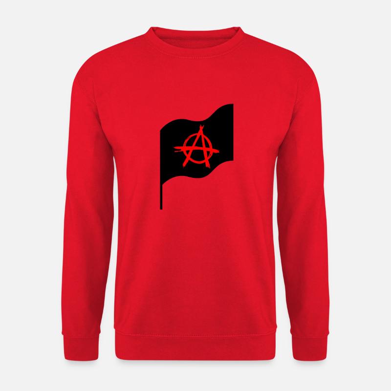 anarquía - Sudadera unisex - rojo