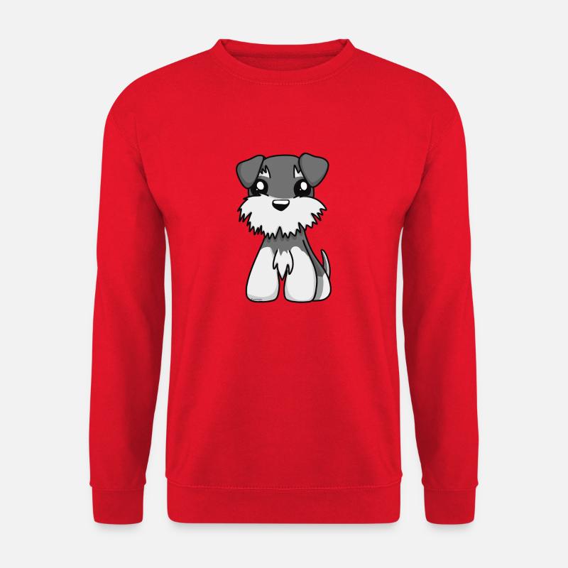 Schnauzer 1 - Unisex Pullover - Rot