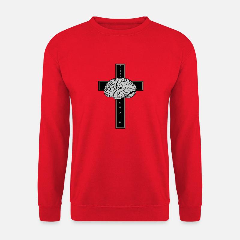 brain death - Unisex Pullover - Rot