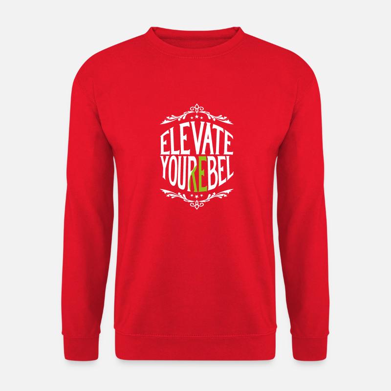 Elevate Your Rebel - Lass Dein inneres Kind frei - Unisex Pullover - Rot