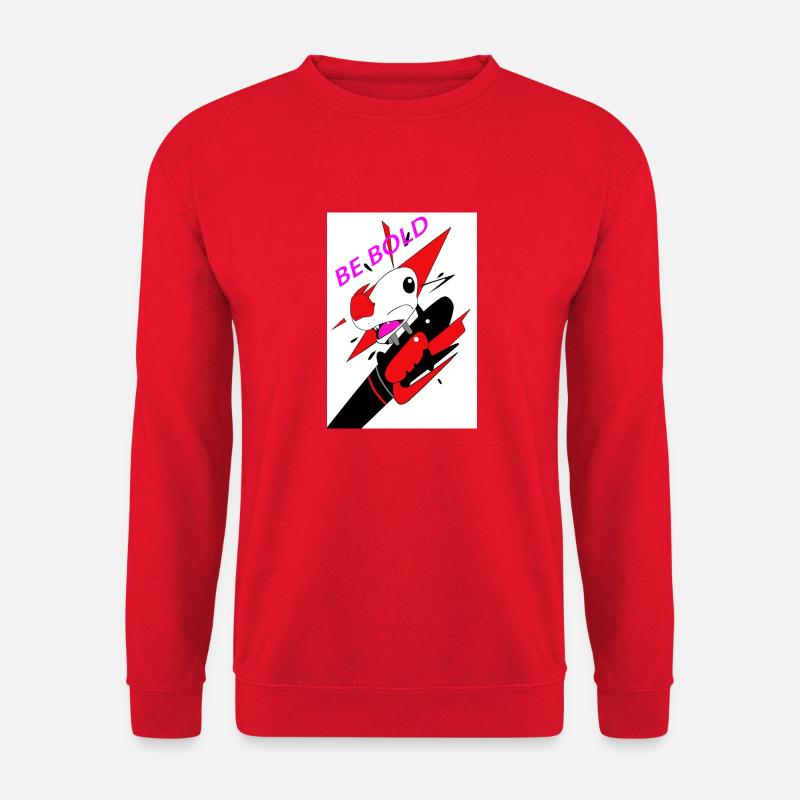 Abstrakter Flug - Unisex Pullover - Rot