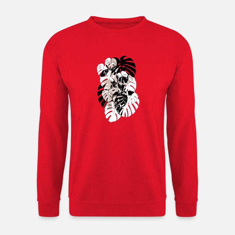 MONSTERA - Unisex Pullover - Rot