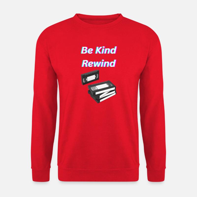 Be_Kind_Rewind - Unisex Pullover - Rot