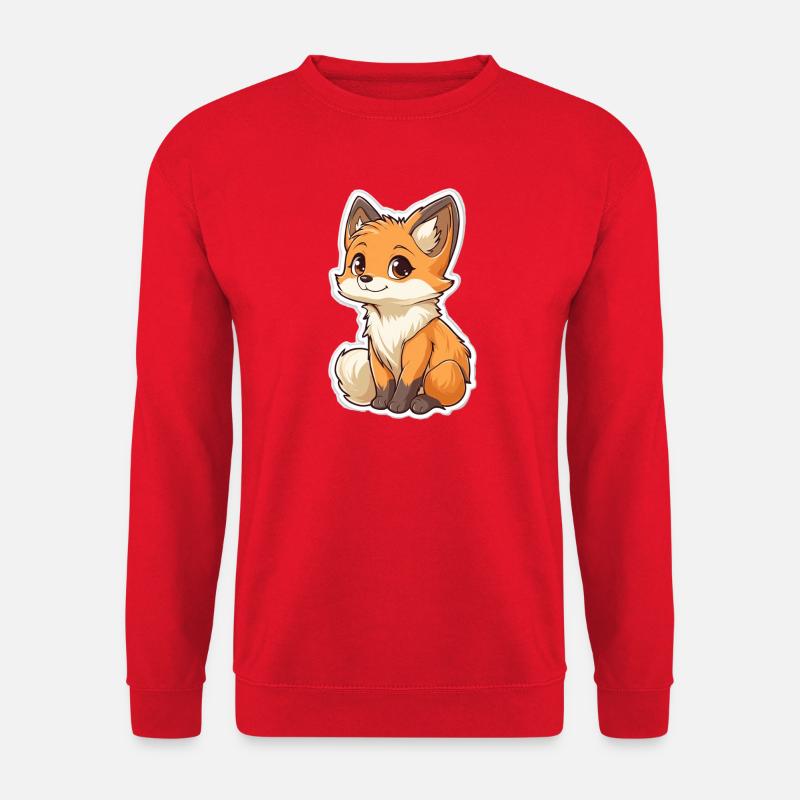 Fuchs - Unisex Pullover - Rot