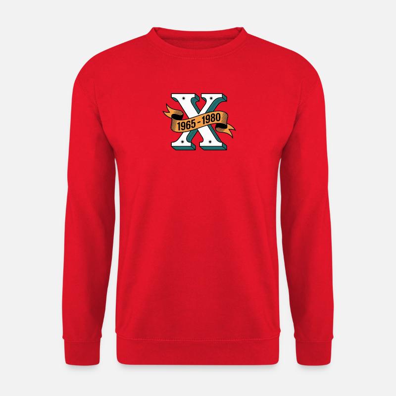 Gen X 1965-1980 - Unisex Pullover - Rot