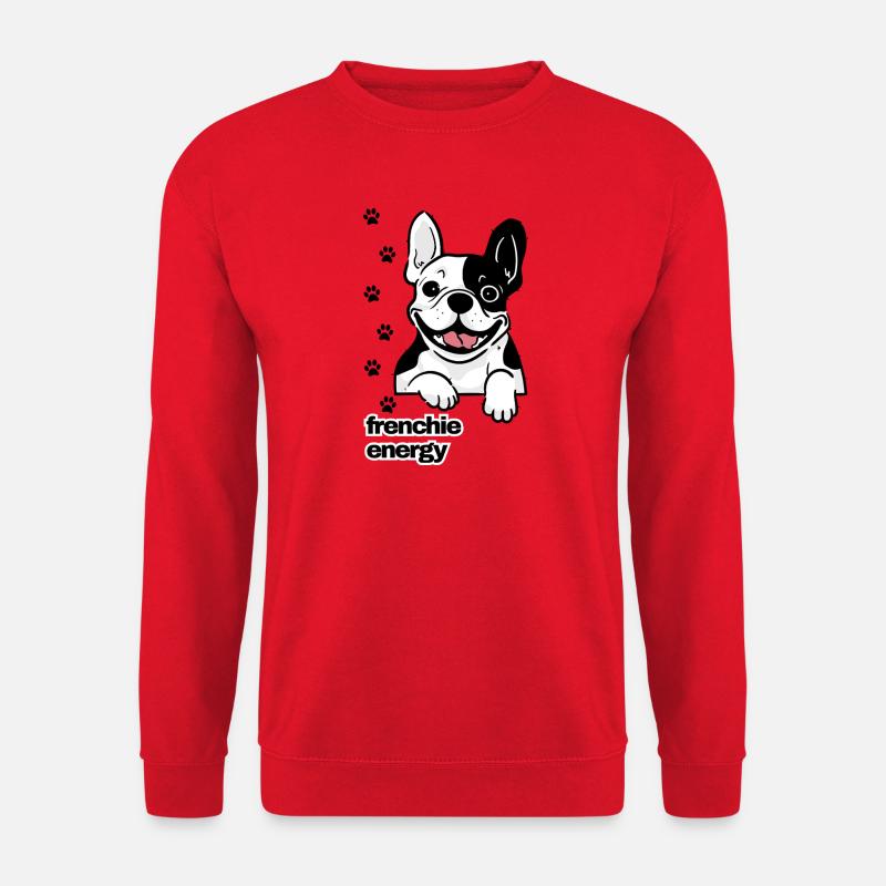 Frenchie Energy - Unisex Pullover - Rot