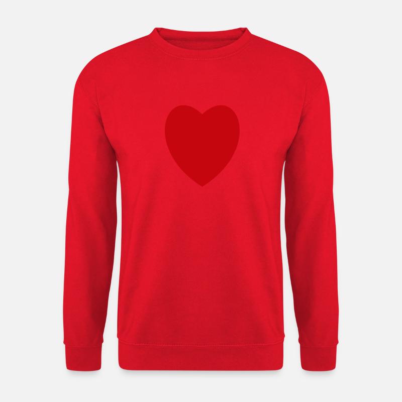hearts 4image2 - Unisex Sweatshirt - red