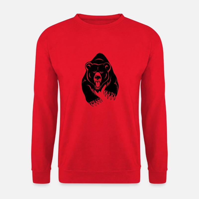 bear - Unisex Sweatshirt - red