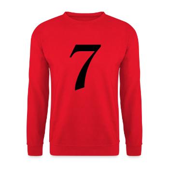 7 - Unisex Sweatshirt - red - Front - Alina (178cm) & Michal (187cm)