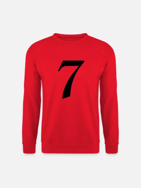 7 - Sweat-shirt Unisexe - rouge