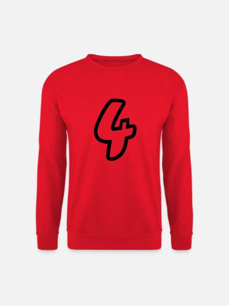 4 - Unisex Sweatshirt - red
