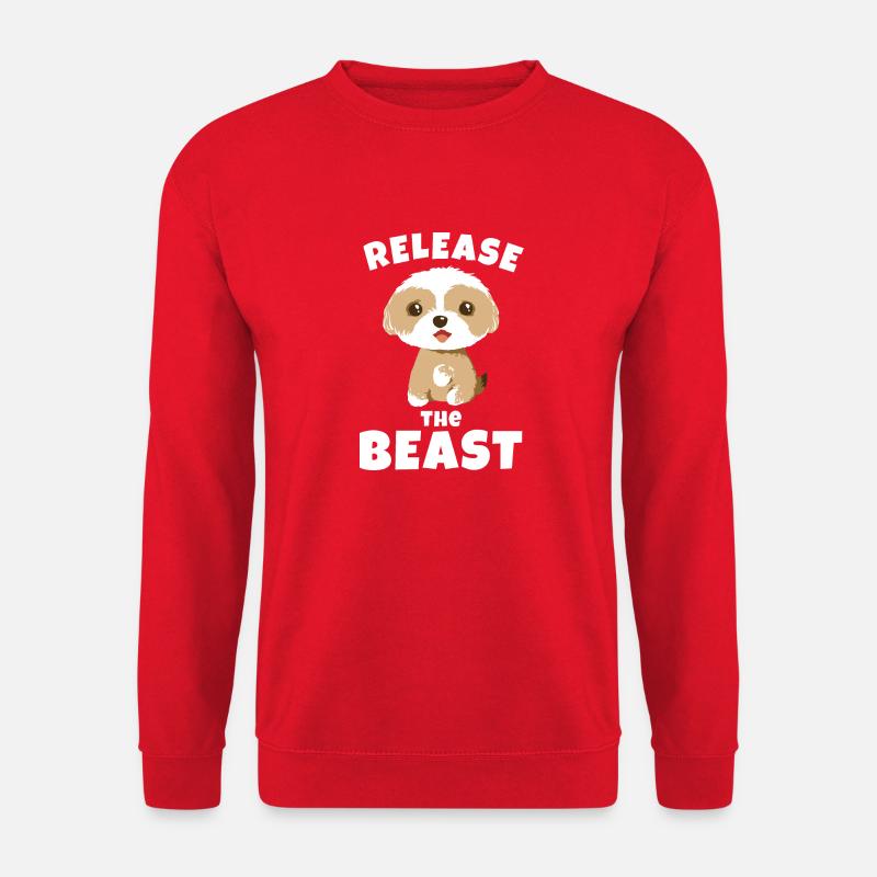 Entfessel das Biest - Unisex Pullover - Rot