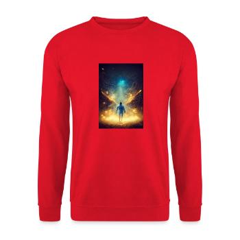 Übernatürliche Kräfte - Unisex Pullover - Rot - Vorne - Alina (178cm) & Michal (187cm)