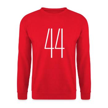 44 - Unisex Sweatshirt - red - Front - Alina (178cm) & Michal (187cm)