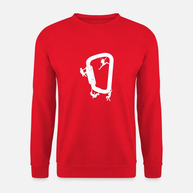 Escalade escalade bloc - Sweat-shirt Unisexe - rouge