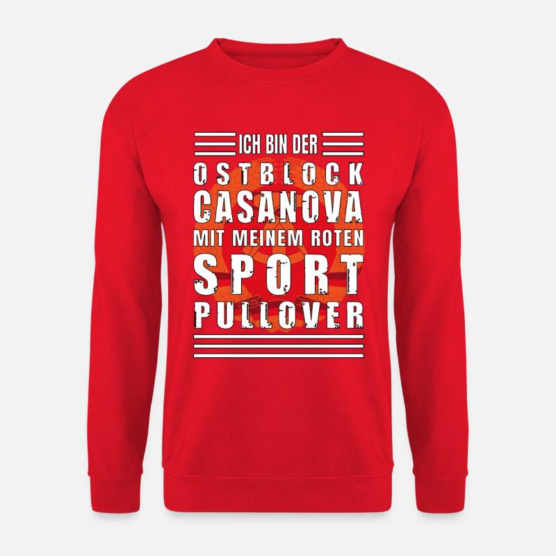 Ostblock Casanova Sport Pullover - Unisex Pullover - Rot