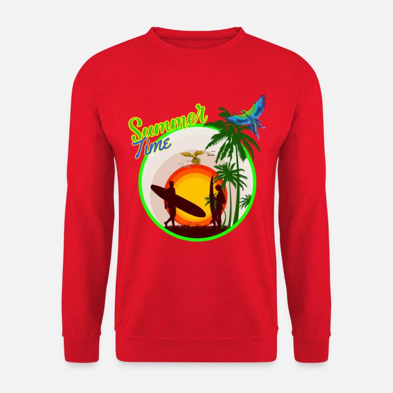 Sommerzeit - Unisex Pullover - Rot