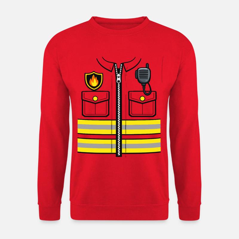 Firefighter Costume Replacement Funny Gift - Unisex Sweatshirt - red