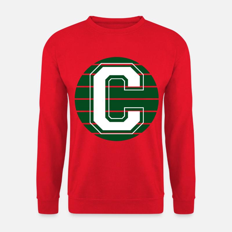 Letter C - Unisex Sweatshirt - red