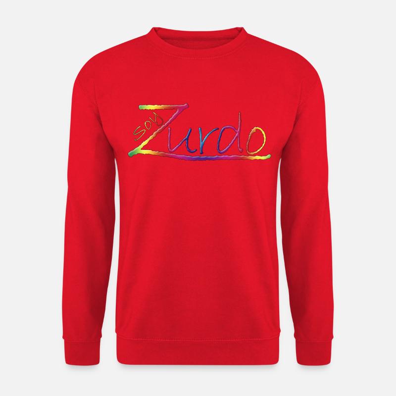 Ich bin Linkshänder - Unisex Pullover - Rot