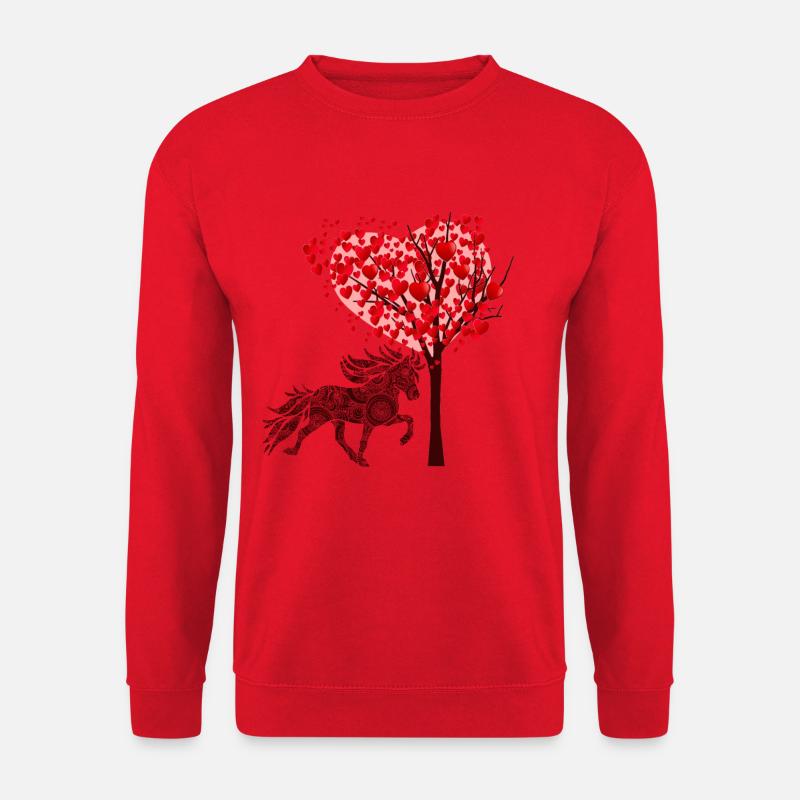 Tölter 3 Herzbaum - Unisex Pullover - Rot