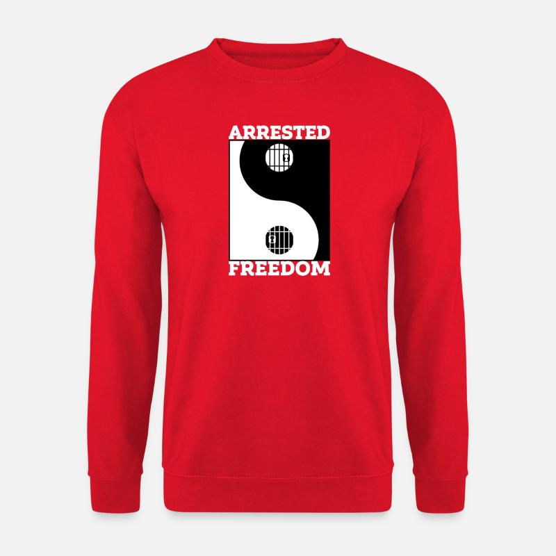 Arrested Freedom - Unisex Pullover - Rot