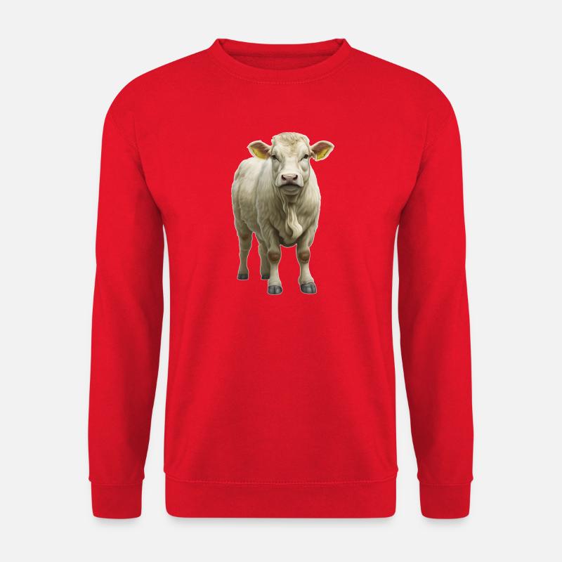 Charolais Rind - Unisex Pullover - Rot