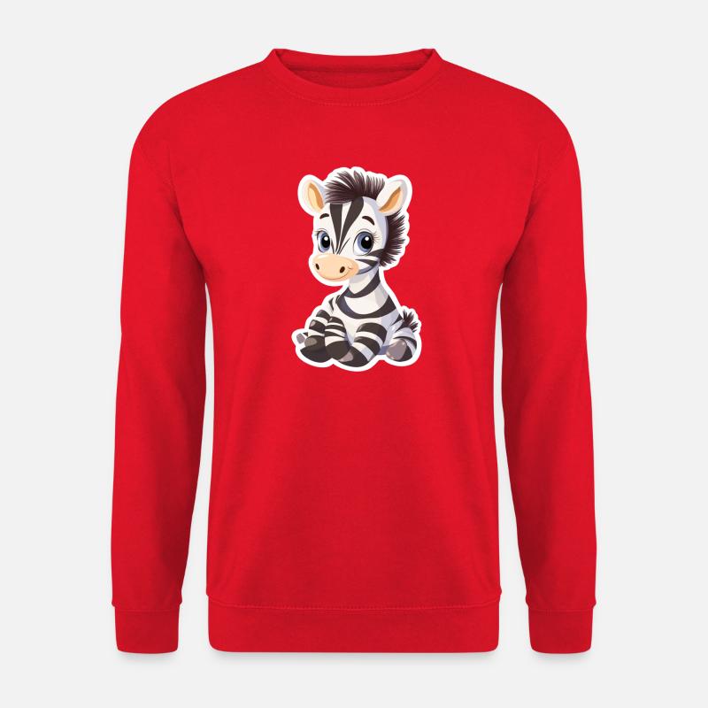 Zebra - Unisex Pullover - Rot