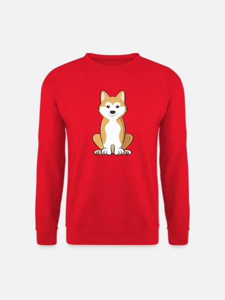 Akita Inu Hund Mama Stolz Japanisch Akita Liebhaber - Unisex Pullover - Rot